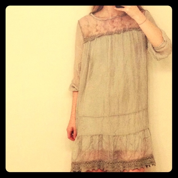 Prontomoda Giusy Dresses & Skirts - PRONTOMODA GIUSY Silk Embroidered Swing Dress